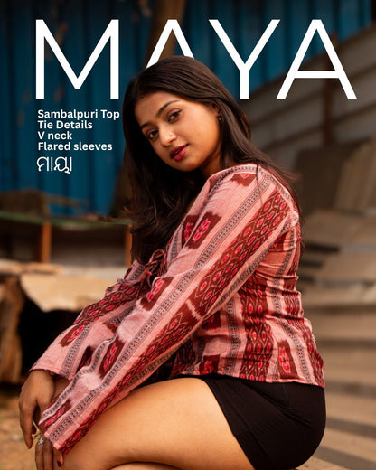 Maya is a Sambalpuri tie-top